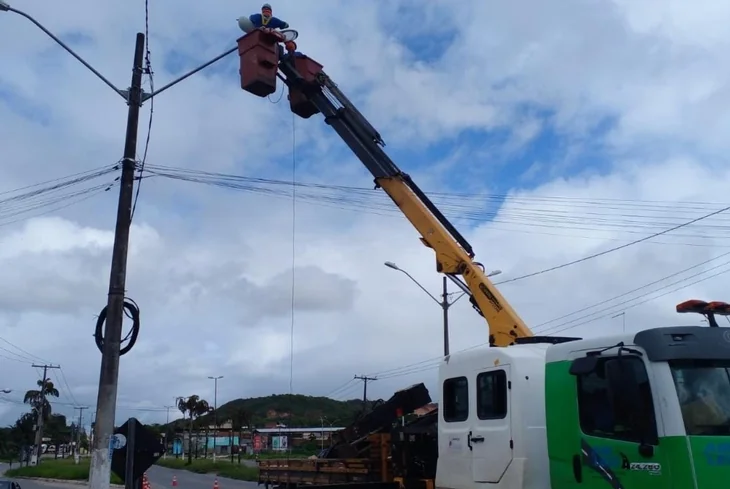 Concessionária Bahia Norte realiza recuperação do sistema de iluminação em Dias D’ávila