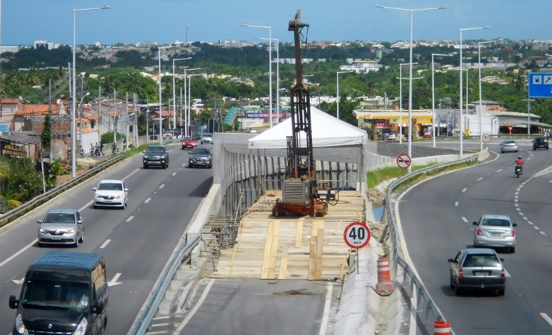 BA-099: Bahia Norte pede atenção de motoristas para sinalização de obras da Via Metropolitana