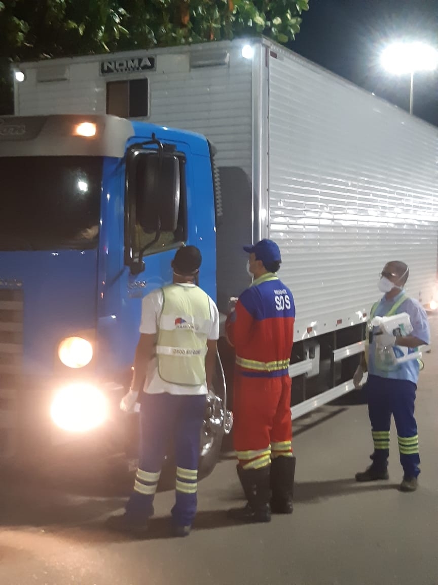 Bahia Norte, SDE, Seinfra e Agerba realizam ação em parceria para apoio aos caminhoneiros